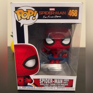 Funko POP Marvel - Spider-Man Hero Suit #468 - Dmg Box Price.